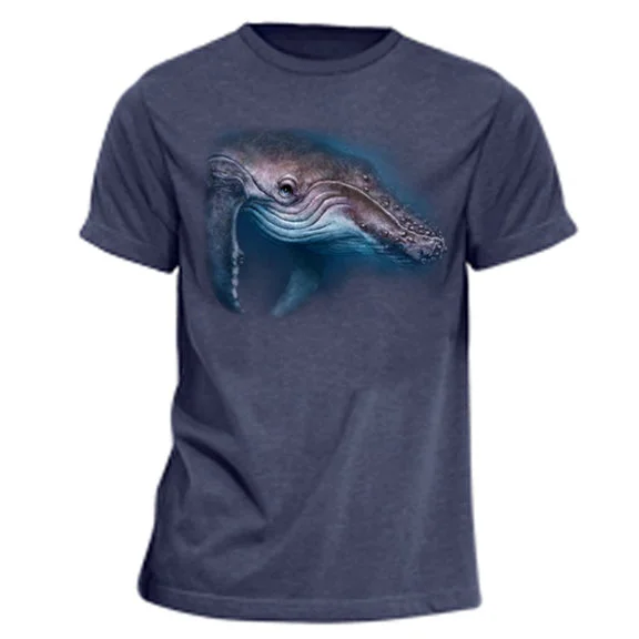 Adult Humpback Whale Totem T-Shirt