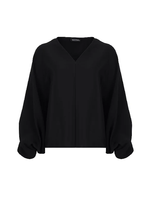 Batwing Sleeve Oversized Top